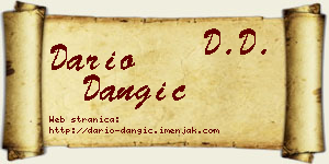 Dario Dangić vizit kartica